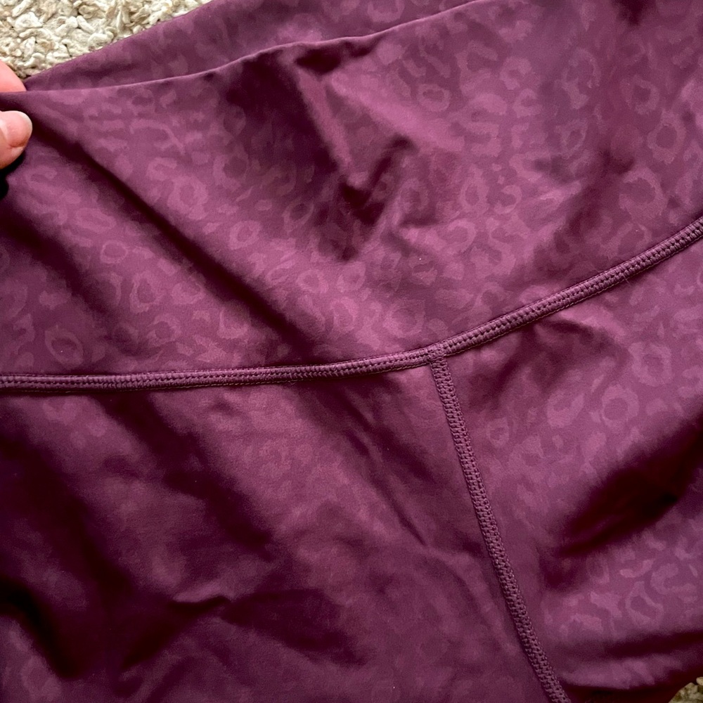 Born Primitive XL Fierce Leggings in Black Cherry Leopard